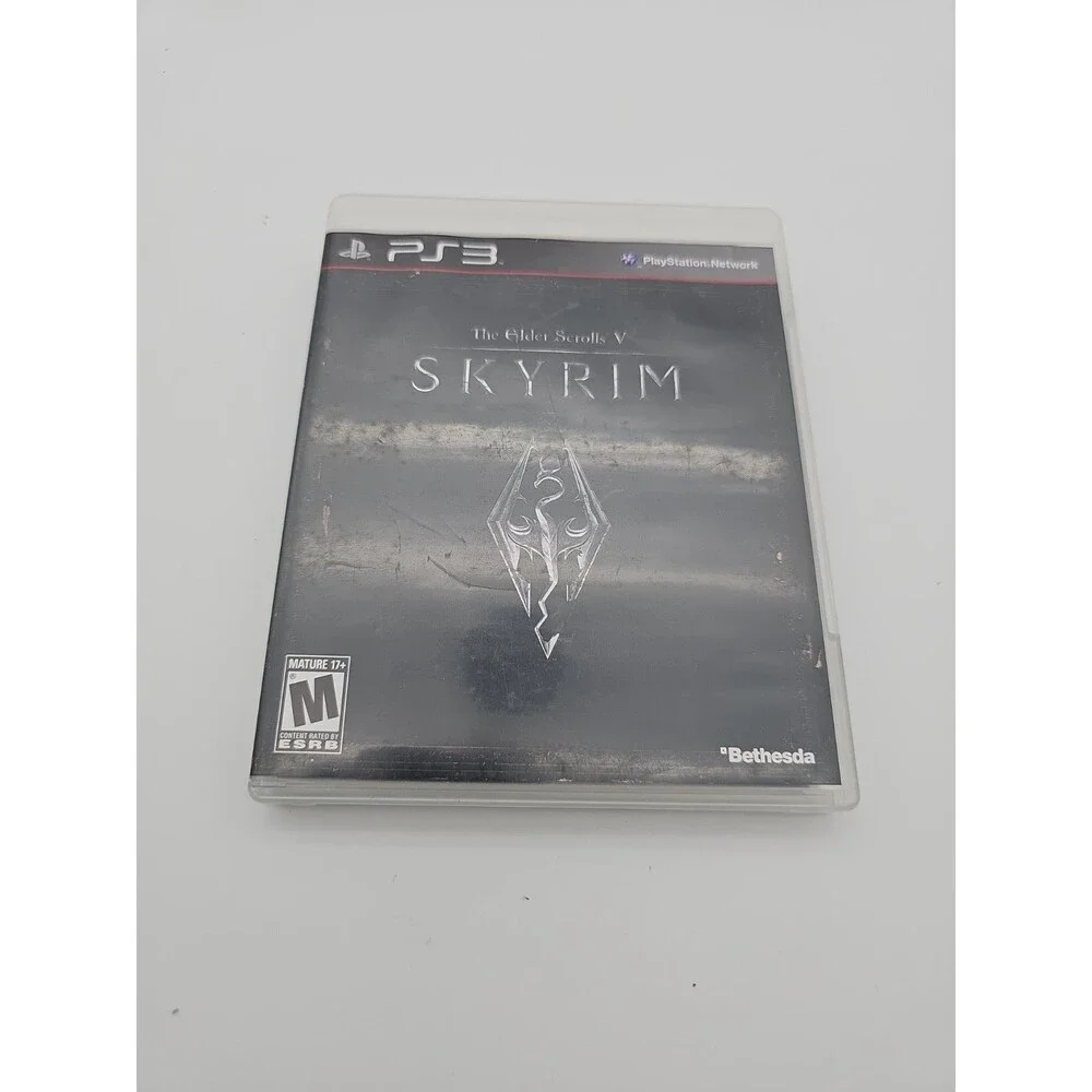 Elder Scrolls V Skyrim Sony PS3 Playstation 3 Manual & Map Included